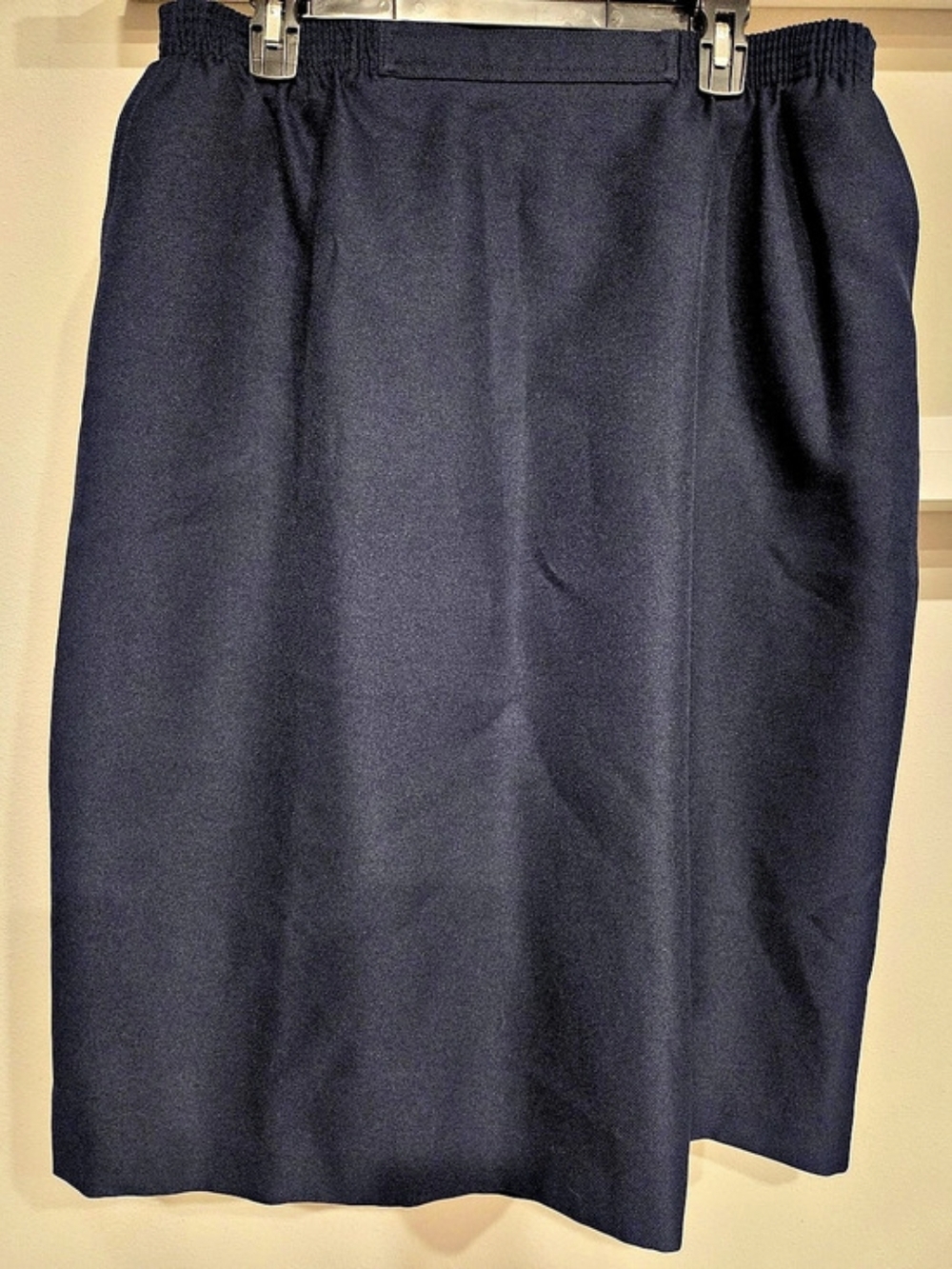 Alfred Dunner Pleated Midi Skirt in Blue Size 18W Like New